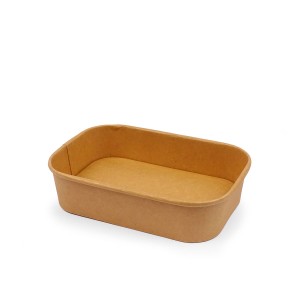 Rectangular cardboard salad... 2