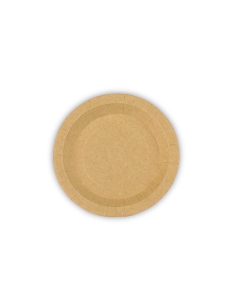 Plato Cartón kraft antigrasa