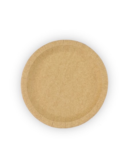 Plato Cartón kraft antigrasa