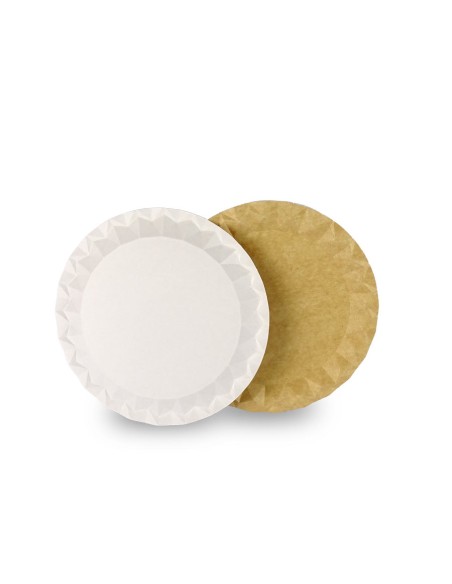 Pratos de cartão biodegradáveis de luxo