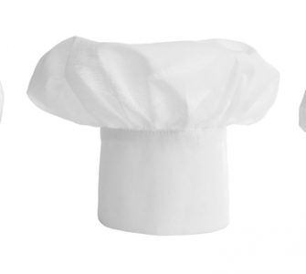 Gorros de cocina de tela o desechables