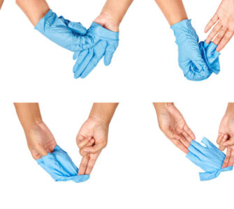 Cómo desinfectar guantes dessechables