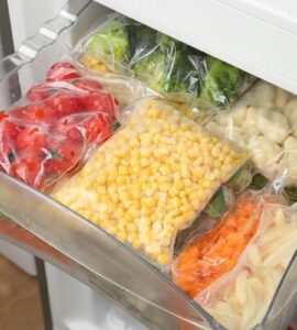 congelar alimentos bolsas plástico