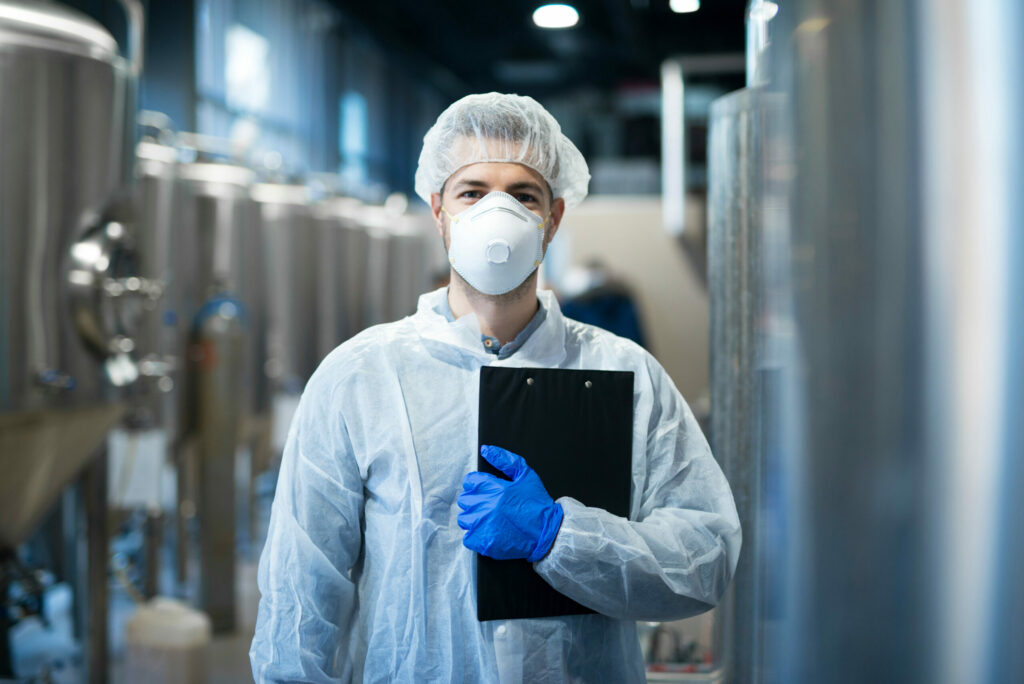 Normativa de vestuário na indústria alimentar